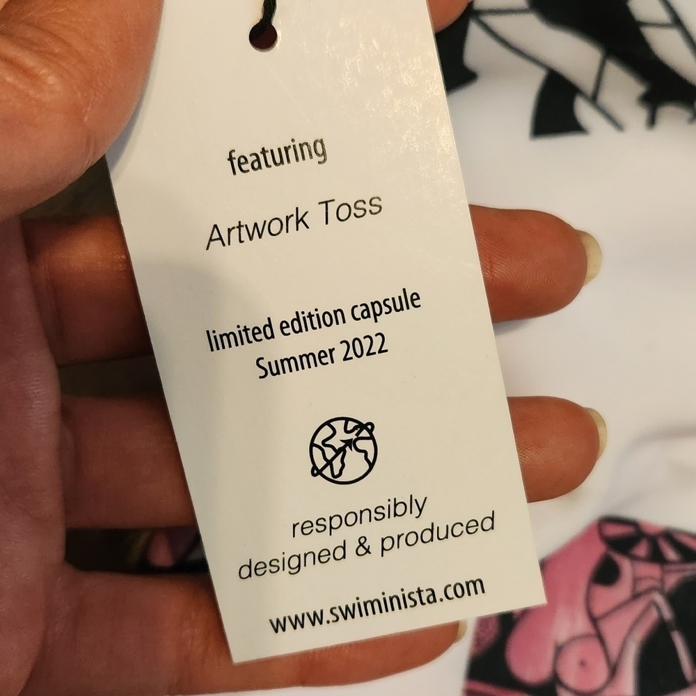 JAMES Peter Henry Swiminista Marvelous Art Toss One Piece Swimsuit - Picture 9 of 13